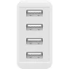 Ładowarka sieciowa Wentronic 44962 uniwersalna biała 4 porty USB 5V