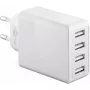 Ładowarka sieciowa Wentronic 44962 uniwersalna biała 4 porty USB 5V