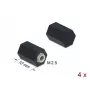 Dystans sześciokątny M2.5 wewnątrz 10 mm czarny 4 szt. DeLOCK 60243