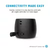 HP Black Bluetooth Speaker 360, przewodowy i bezprzewodowy, przenośny głośnik mono, czarny, cylinder, przyciski, uniwersalny