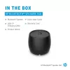 HP Black Bluetooth Speaker 360, przewodowy i bezprzewodowy, przenośny głośnik mono, czarny, cylinder, przyciski, uniwersalny
