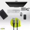 Kabel USB Wentronic 49295 USB 2.0 0.5m USB C USB A Czarny Szary