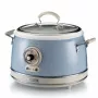 Ariete 2904 Ryżowarka - Elektryczna ryżowarka z ceramiczną misą - Domowe Sushi - Multicooker - Vintage Line - 3.5 L - 650 W - Niebieski