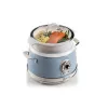 Ariete 2904 Ryżowarka - Elektryczna ryżowarka z ceramiczną misą - Domowe Sushi - Multicooker - Vintage Line - 3.5 L - 650 W - Niebieski