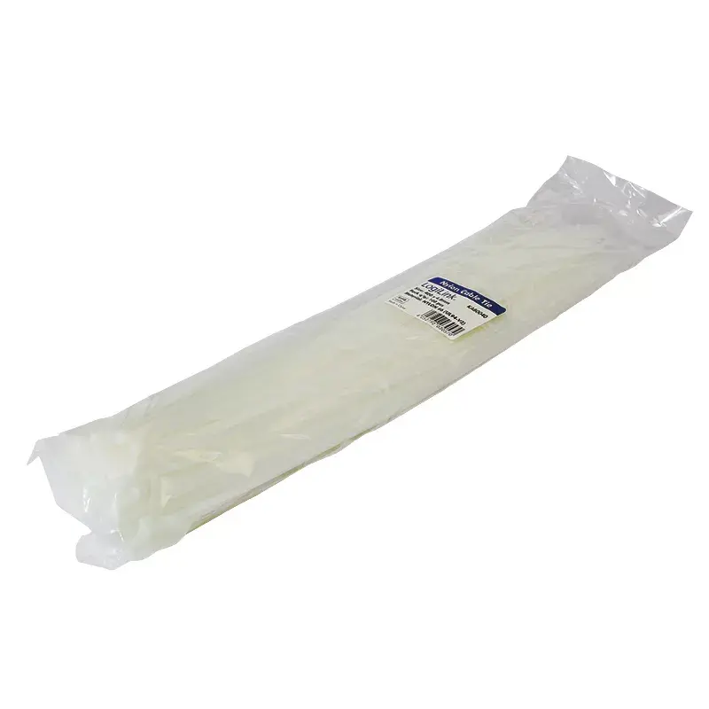 Opaski zaciskowe LOGILINK KAB0040, nylon, 400 mm × 4,8 mm, przezroczyste, 100 szt.