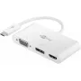 Adapter graficzny USB Goobay 52412 biały