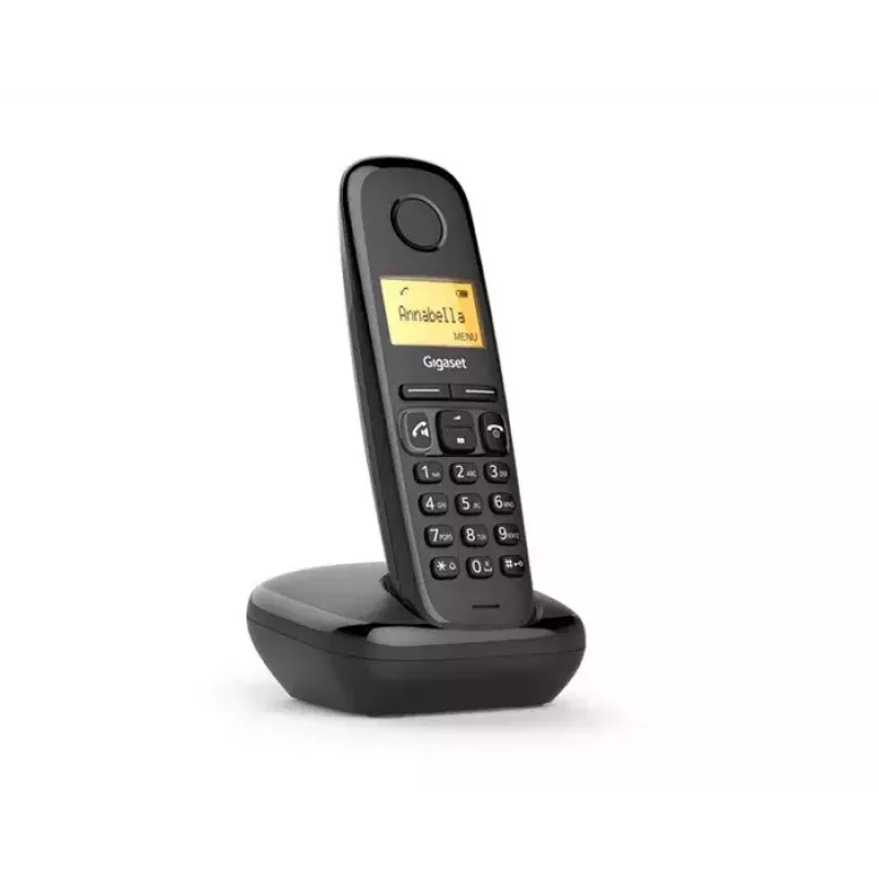 Telefon analogowy/DECT Gigaset A270A Identyfikacja numeru Czarny Bezprzewodowy słuchawka