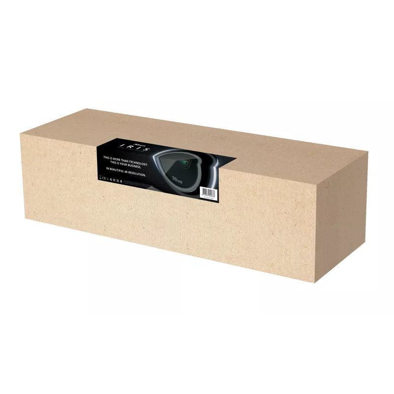 Kamera internetowa Trust Iris 3840 x 2160 pikseli USB 3.2 Gen 1 (3.1 Gen 1) Czarna