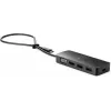 HP USB-C Travel Hub G2, przewodowy, USB 3.2 Gen 1 (3.1 Gen 1) Type-C, czarny, Chiny, Windows 10, 107 mm