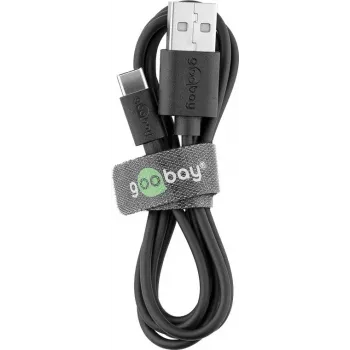 Zestaw ładowarki Goobay USB-C 5 W z kablem 1 m czarny