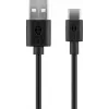 Zestaw ładowarki Goobay USB-C 5 W z kablem 1 m czarny