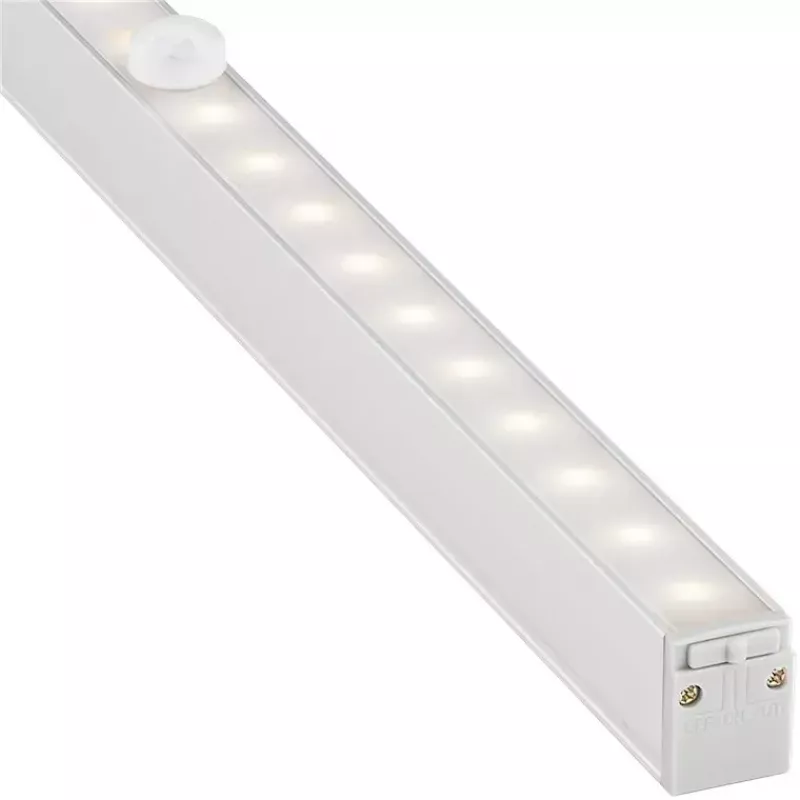 Lampa LED Goobay do montażu podszafkowego z czujnikiem ruchu, srebrna, 20 diod