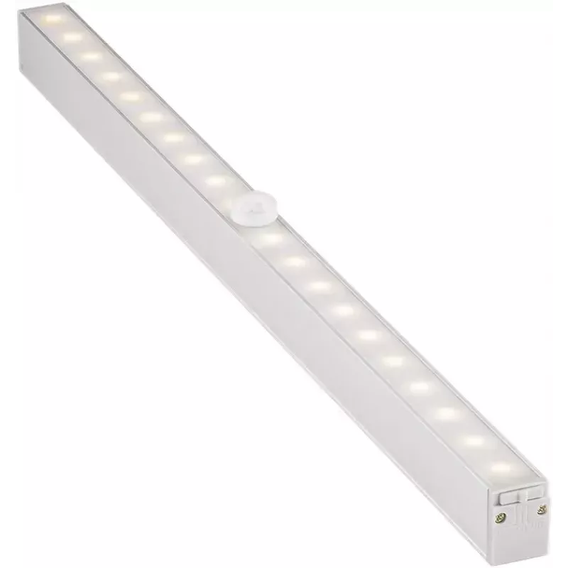 Lampa LED Goobay do montażu podszafkowego z czujnikiem ruchu, srebrna, 20 diod