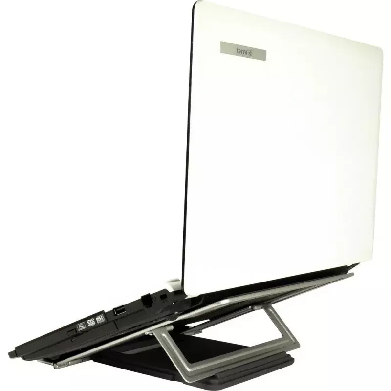 Podstawka pod laptop Inter-Tech NBS-100 Czarna Srebrna