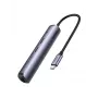 Ugreen 10919 stacja dokująca/replikator portów do laptopa Przewodowa USB 3.2 Gen 1 (3.1 Gen 1) Type-C Szary