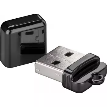 Czytnik kart GOOBAY USB-A 2.0 dla MicroSD, 480 Mbit/s, czarny