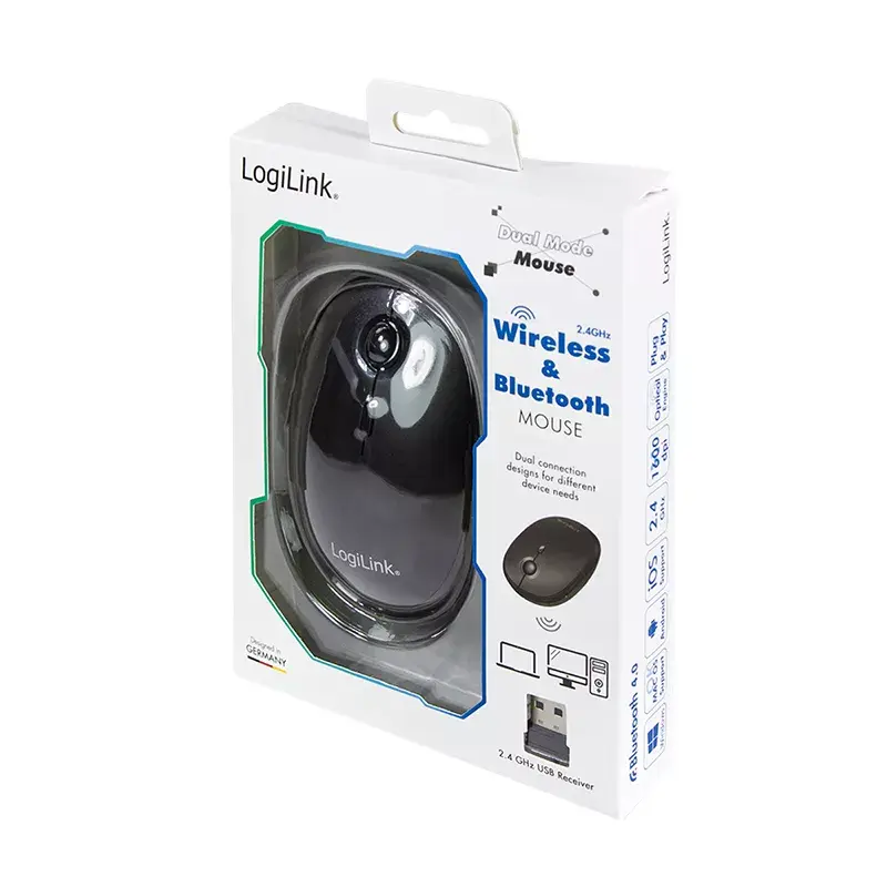 Mysz LogiLink ID0204 RF Wireless + Bluetooth