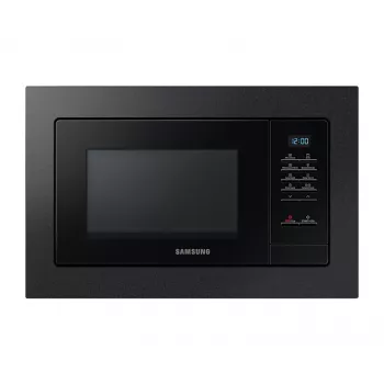 Samsung MQ7000A Czarna Kuchenka mikrofalowa z grillem Do zabudowy 23 L 800 W