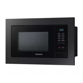 Samsung MQ7000A Czarna Kuchenka mikrofalowa z grillem Do zabudowy 23 L 800 W
