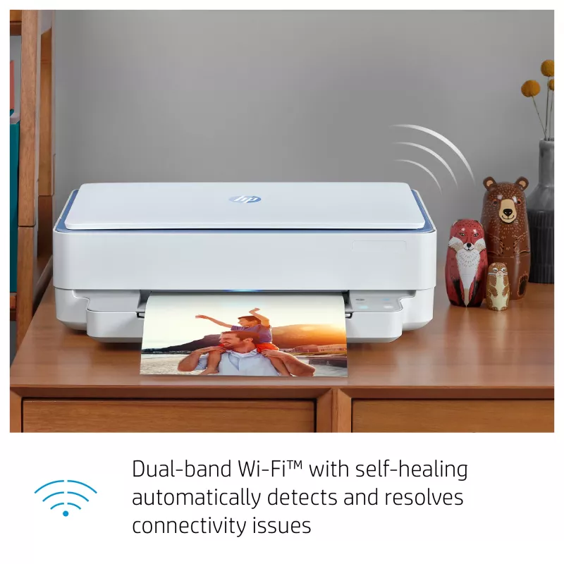HP ENVY 6010e Bezprzewodowa Wielofunkcyjna Kolorowa Drukarka, Instant Ink; Kopiarka, Skaner