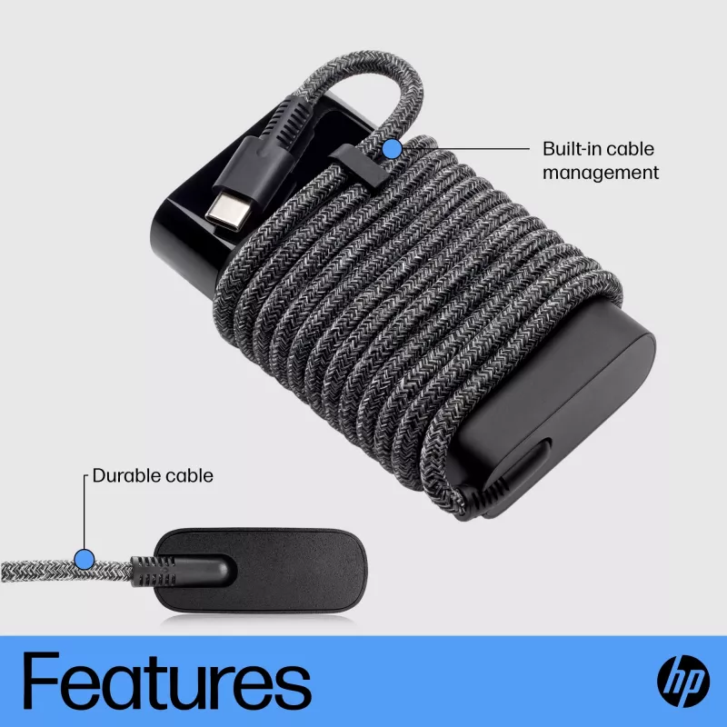 HP USB-C 65W ładowarka do laptopa, Laptop, Wewnętrzny, 90 V, 65 W, 5 - 20 V, 1.6 A