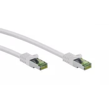 Kabel sieciowy Wentronic 61111 20m Cat8.1 S/FTP Biały