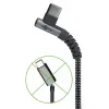 Goobay USB kabel USB 2.0 2m USB C Czarny szary