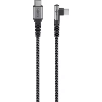 Goobay USB kabel USB 2.0 2m USB C Czarny szary