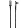 Goobay USB kabel USB 2.0 2m USB C Czarny szary