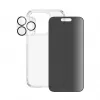 PanzerGlass Privacy 3-in-1 Pack iPhone 15 Pro Odporne na wstrząsy szkło hartowane