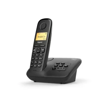 Telefon analogowy/DECT Gigaset A270A Identyfikacja numeru dzwoniącego Bezprzewodowa słuchawka Czarny