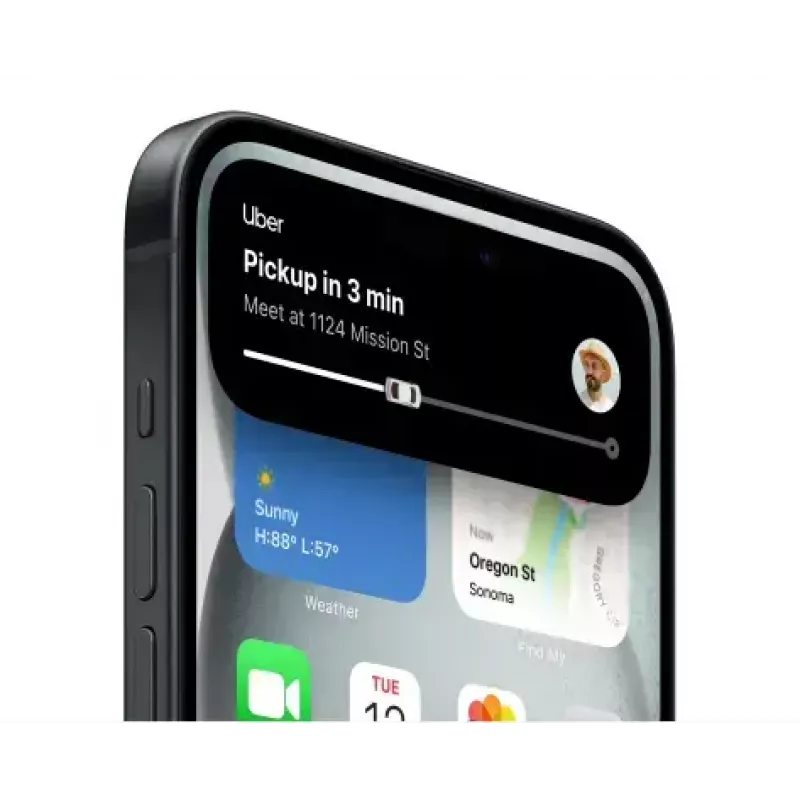 Smartfon Apple iPhone 15 6,1 cala 128GB Czarny