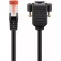 Kabel sieciowy Goobay 65640 RJ-45 Cat6 5 m czarny