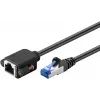 Kabel sieciowy WENTRONIC Goobay 65644 Cat6a S/FTP (S‑STP) 3 m RJ‑45–RJ‑45 Czarny