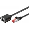 Przewód sieciowy Goobay 65637 RJ-45 Cat6 1m Czarny