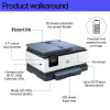 HP OfficeJet Pro 8135e Bezprzewodowa Kolorowa Drukarka Wielofunkcyjna, Instant Ink; Druk dwustronny
