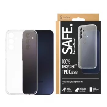 PanzerGlass SAFE. by ® etui TPU Samsung Galaxy A15 | A15 5G | Transparent