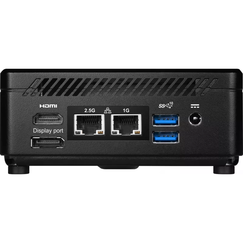 MSI Cubi 5 12M-283BAT PC/workstation barebone 0.66L sized PC Black i5-1235U