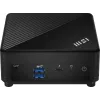 MSI Cubi 5 12M-283BAT PC/workstation barebone 0.66L sized PC Black i5-1235U