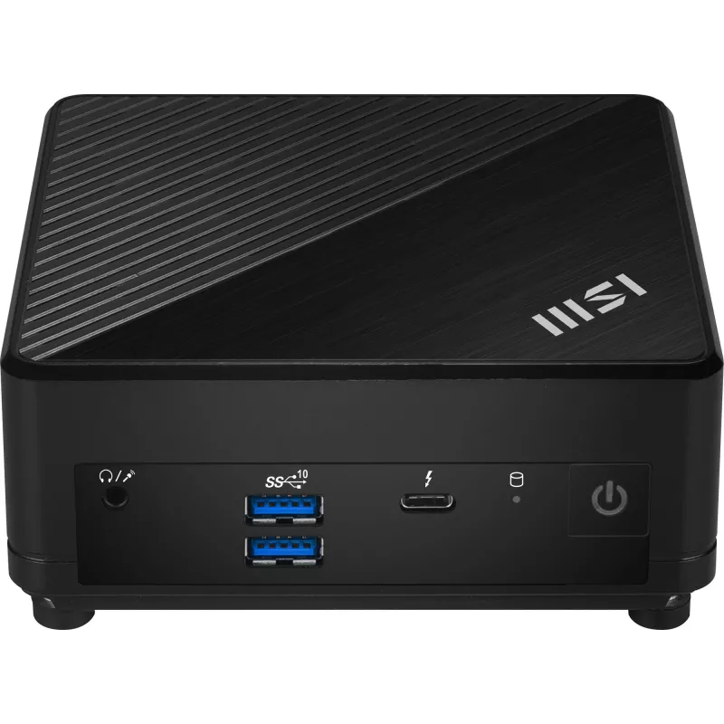 MSI Cubi 5 12M-283BAT PC/workstation barebone 0.66L sized PC Black i5-1235U