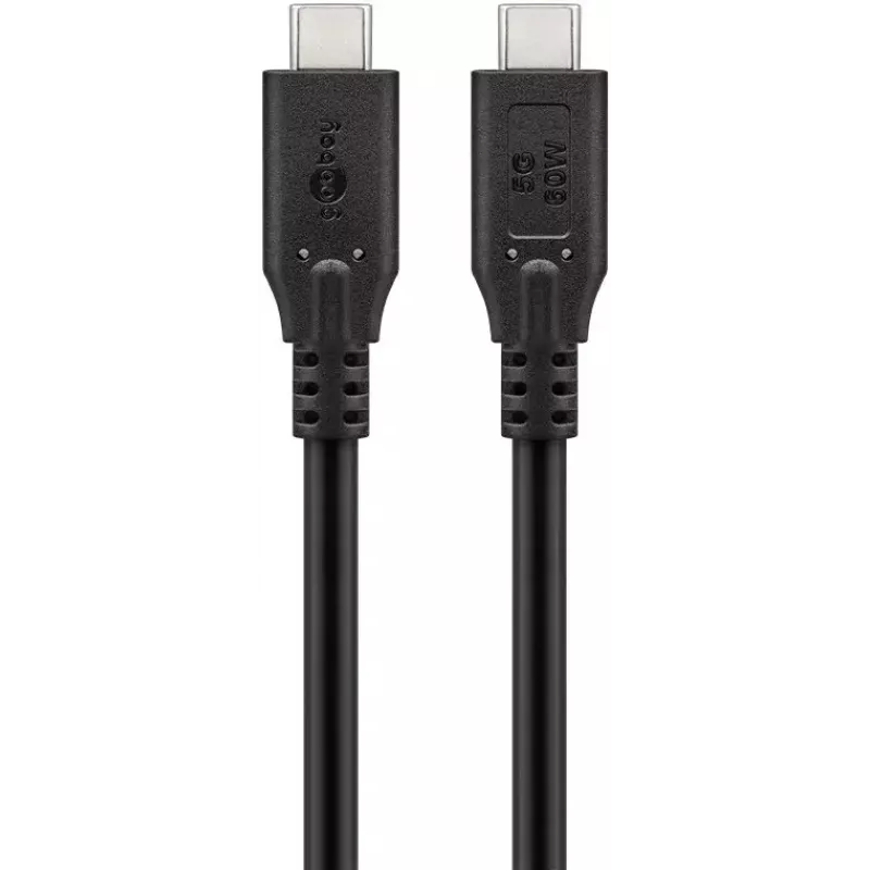 Kabel USB Goobay 74698 USB 3.2 Gen 1 0.5m USB C Czarny