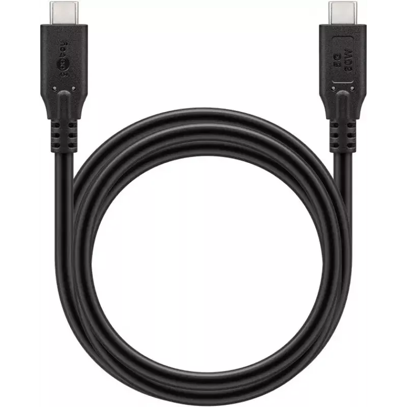 Kabel USB Goobay 74698 USB 3.2 Gen 1 0.5m USB C Czarny
