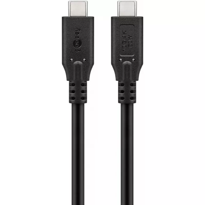 Kabel USB Goobay 74207 USB 3.2 Gen 1 2m USB C czarny