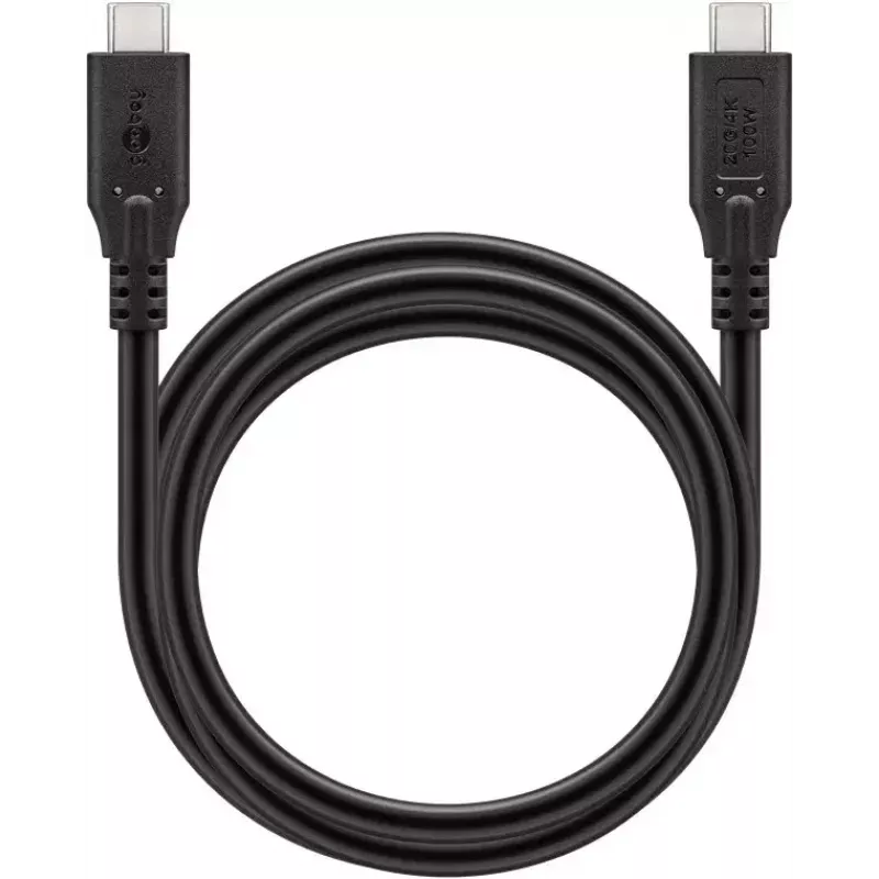 Kabel USB Goobay 74196 USB4 Gen 2x2 1,5 m USB-C Czarny