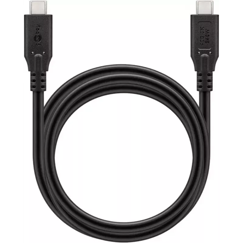 Kabel USB Goobay 74184 USB4 Gen 2x2 1,5 m USB C Czarny