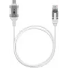 Goobay 74386 Adapter zmiennopłciowy kabla USB 3.1 Typ A RJ45 Biały