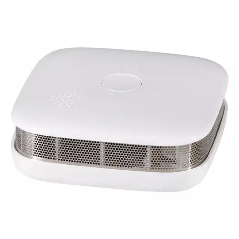 Czujnik dymu LOGILINK SC0018 — fotoelektryczny odbiciowy, bezprzewodowy, zasilany baterią, 10-letnia bateria, 76×28,5 mm