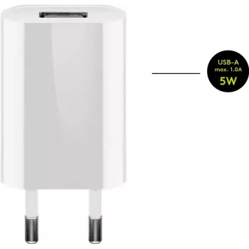 Zestaw ładowarki Goobay 5 W Apple Lightning Wewnętrzna AC do telefonów komórkowych