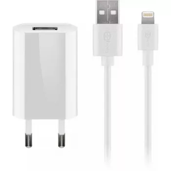 Zestaw ładowarki Goobay 5 W Apple Lightning Wewnętrzna AC do telefonów komórkowych