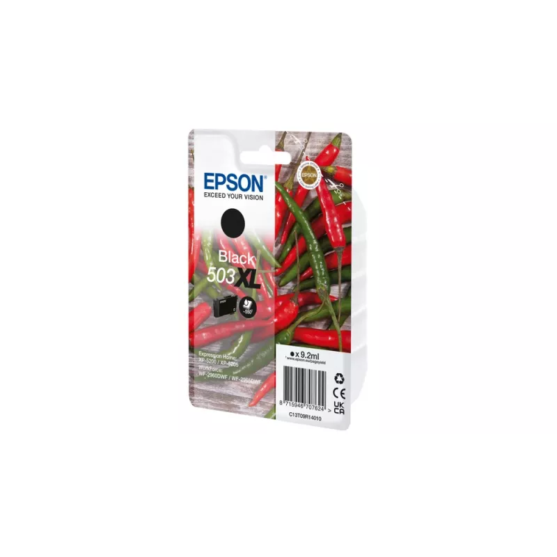 Epson 503XL wkład atramentowy 1 szt. Oryginalny Wysokowydajny (XL) Czarny
